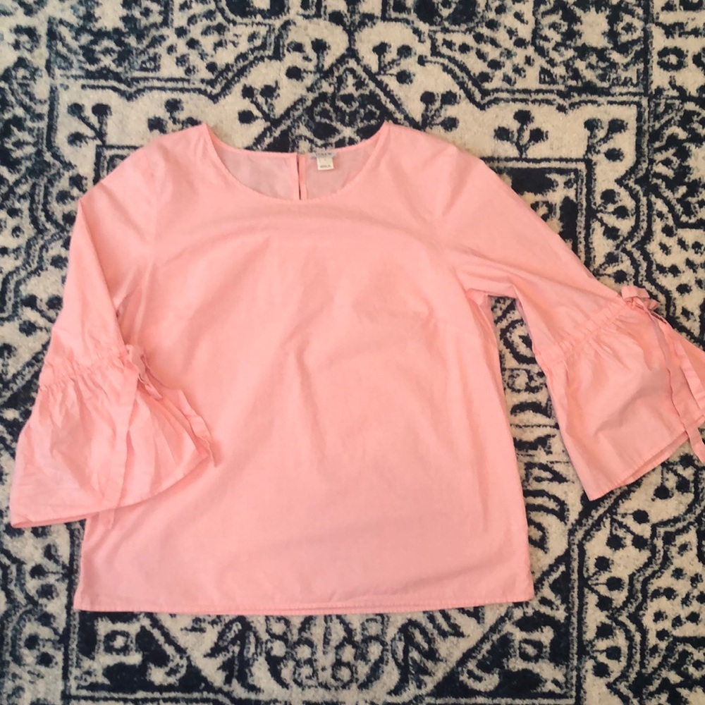 J CREW Bell Sleeve Blouse